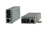 miConverter 1110-1-4  -  miConverter 10/100 SF; 10/100BTx RJ45 to 100BFx SC/SM/SF (Tx1.3/Rx1.5/20km), Universal Power with UK Connectors.