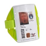 Reflective Armband w/ ID Holder (Neon Yellow)