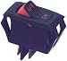 SPST Orange Visa-Rocker Switch