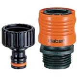 Claber Faucet Hose Connector Set #8458 by Claber