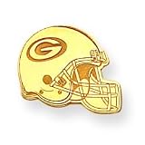 14K Green Bay Packers Helmet Tie Tac
