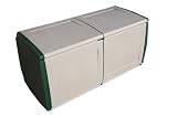 IOS Direct LTD Giant Garden Plastic storage box seat with wheels