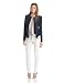 BCBGMAXAZRIA Women's Eliot Perforated Cropped Jacket, Carbon, X-Small