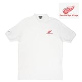 Detroit Red Wings NHL Classic Pique Polo Shirt (White)