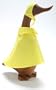Wood Duck - Small Lawn Ornament with Raincoat - Set of 3 (Brown/Yellow) (6"H x 2.5"W x 4"D)