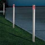 Unique Arts M29004 Solar Driveway Marker Stainless Steel