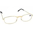 2.50 Reading Eye Glasses Magnifier Gold Color Frame