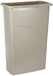 Rubbermaid Commercial LLDPE 23-Gallon Slim Jim Trash Can, Rectangular, 11" Width x 20" Depth x 30" Height, Beige