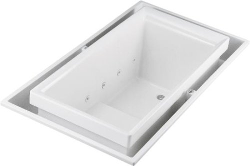 Sok Overflowing Bath w/ Chromatherapy & Right Hand Drain - K-1188-C1