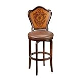 Lyon (etched) Kd Swivel Counter Stool