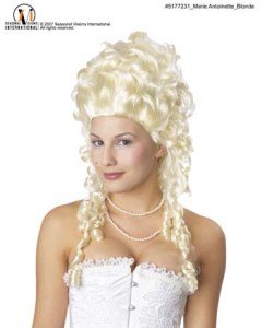 Marie Antionette Wig Blonde