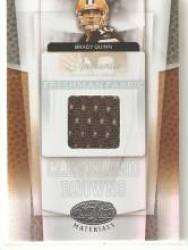 2007 Leaf Certified Materials #229 Brady Quinn JSY/849 RC - Cleveland Browns (RC - Rookie Card - Piece of Authentic Jersey - Serial #d to 849) (Football Cards)