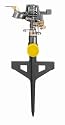 Nelson Metal Head Pulsating Sprinkler on Step Spike #50261