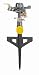 Nelson Metal Head Pulsating Sprinkler on Step Spike #50261