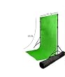 10ft X 15ft Chromakey Green Backdrop with a Stand