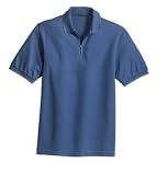 NEW Port Authority Signature - Rapid Dry 1/4 Zip Sport Shirt CadetBl/Blk/Wh-L