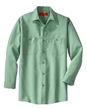 NEW CornerStone - Long Sleeve Industrial Work Shirt Light Green-2XLL