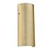 Besa Lighting 8192GF-LED-SN 1X6W GU24 Torre 14 LED Wall Sconce with Gold Foil Glass, Satin Nickel Finish