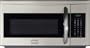 Gallery Series 1.7 cu. ft. Over-the-Range Microwave with 1 000 Watts 10 Power Levels Glass Turntable SpaceWise Rack Sensor Cooking and Two Speed Hidden Vent Silver Mist