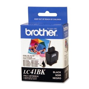Brother LC41BK Ink Cartridge. LC-41BK BLACK INK CART MFC 210C 420CN 620CN 3240C 5440CN 5840CN M-SUPL. Inkjet - 500 Page - 1 Each