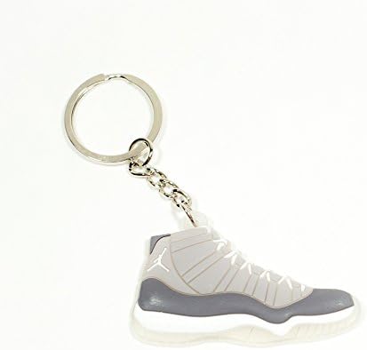 One Stop Discount Shop® - Air Jordan 11 Basketball Jumpman Key Chain in Grey