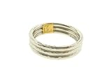 Triple Platinum Ring by Gurhan