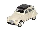 Citroen 2CV, beige, closed roof, die-cast metal vehicle, 12180