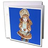 31ta9beU06L. SL160  Collectible Dolls   Bru Antique Doll   Greeting Cards 12 Greeting Cards with envelopes