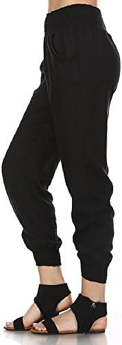 Aly-Rose Tranquility Pants Made in USA (Large, Black)
