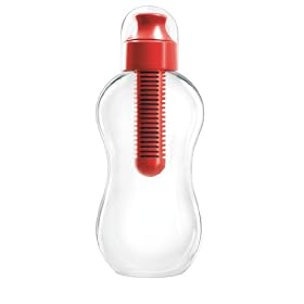 Bobble BPA-Free 385 ml Water Bottle, Red