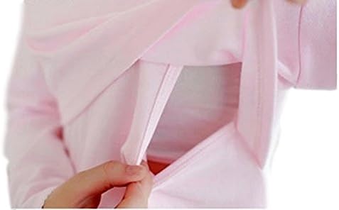Onomii Simple Maternity and Nursing Long Sleeves [ XXL / Pink ]