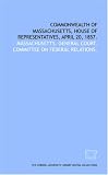 Commonwealth of Massachusetts, House of Representatives, April 20, 1857.