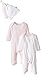 Burt's Bees Baby Baby Girl's Romper Jumpsuit, 100% Organic Cotton One-Piece Coverall, Blossom Stripe 2-PK, 3-6 Months