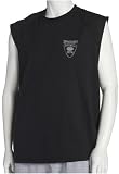 Spalding Men's Athletic Raglan Shooter Distressed Football Crest Sleeveless Shirt