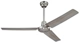 Westinghouse 78614 56-Inch Industrial Ceiling Fan, Brushed Nickel