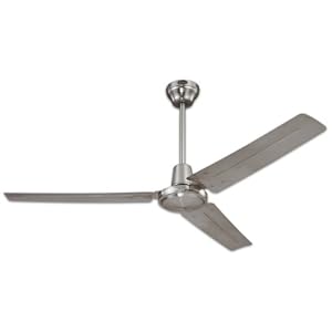 Westinghouse 78614 56-Inch Industrial Ceiling Fan, Brushed Nickel by Westinghouse