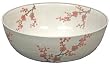 Discontinued Feb 2011 - 11" Cherry Blossoms on Ice Crackle Ivory Porcelain Fruit Bowl