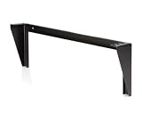 StarTech RK119WALLV 1U 19-Inch Steel Vertical Wall Mount Equipment Rack Bracket (Black)