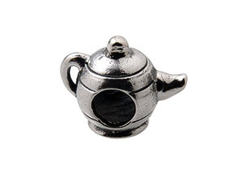Zable(tm) Sterling Silver Teapot Bead / Charm