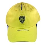 SOCCER BOCA JUNIORS FOOTBALL OFFICIAL CAP HAT YELLOW