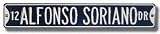 12 Alfonso Soriano Authentic Street Sign