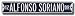 12 Alfonso Soriano Authentic Street Sign