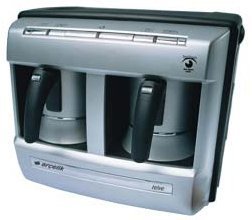 Turkish Coffee Machine with Water Reservior (Serves 4 People)<br />220V only, Needs a 110V-220V (min 1500W) converter to work on US outlets. Do not plug in directly to a US outlet.