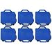 Sporting Goods : 12" Blue Connect-A-Scooters (nylon casters) - Set of 6