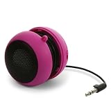 IPOD SHUFFLE BASS BUDDY POP-OPEN SPEAKERS SYSTEM PINK FOR APPLE PART OF THE QUBITS ACCESSORIES RANGE