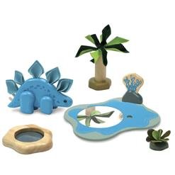 Childrens Toyshop  Toys : I'M TOYS WOODEN DINO MARINA SET