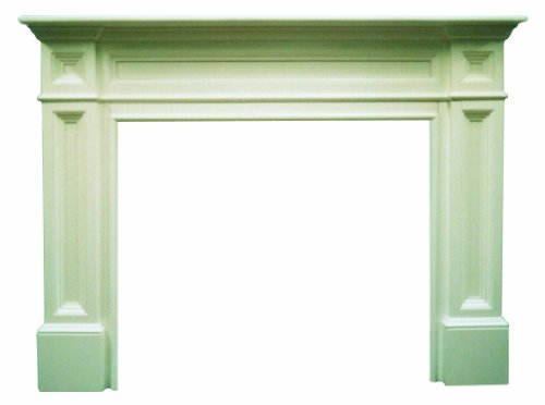31tafOHIqIL Pearl Mantels 140 56 Classique Unfinished Fireplace Mantel, Interior Opening 56 Inches Wide x 42 Inches High