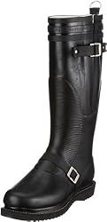 Ilse Jacobsen Biker Gummistiefel RUB19-01, Damen Biker Boots, Schwarz (Schwarz (01) 01), EU 39