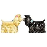 Mwah Kissing Cocker Spaniel Dogs Salt & Pepper Shakers