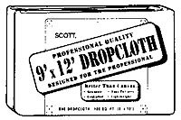 Kimberly Clark/Scott 77267 9'x12' Pro Dropcloth
